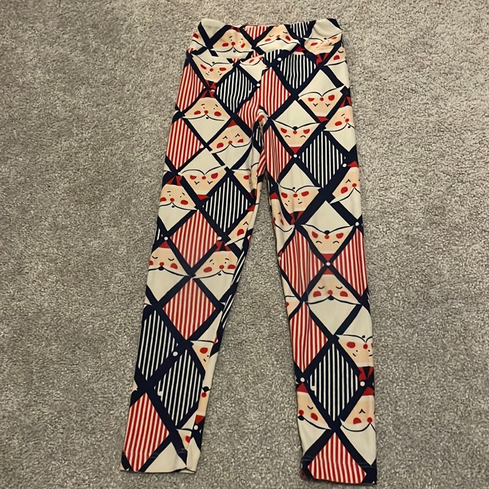 5/$20 Lularoe Santa Leggings Sz S/M